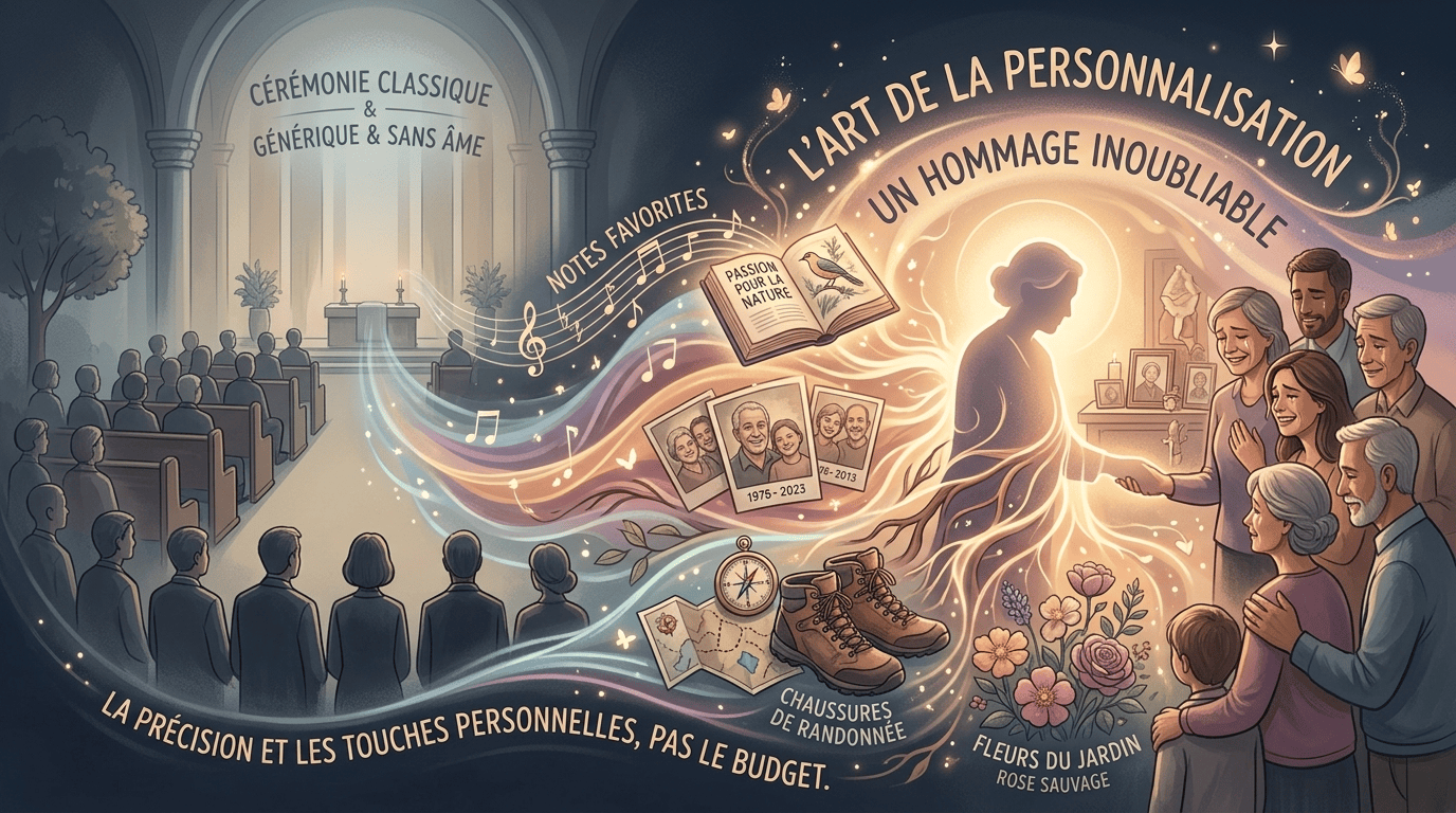 10 façons de personnaliser une cérémonie funéraire sans budget illimité